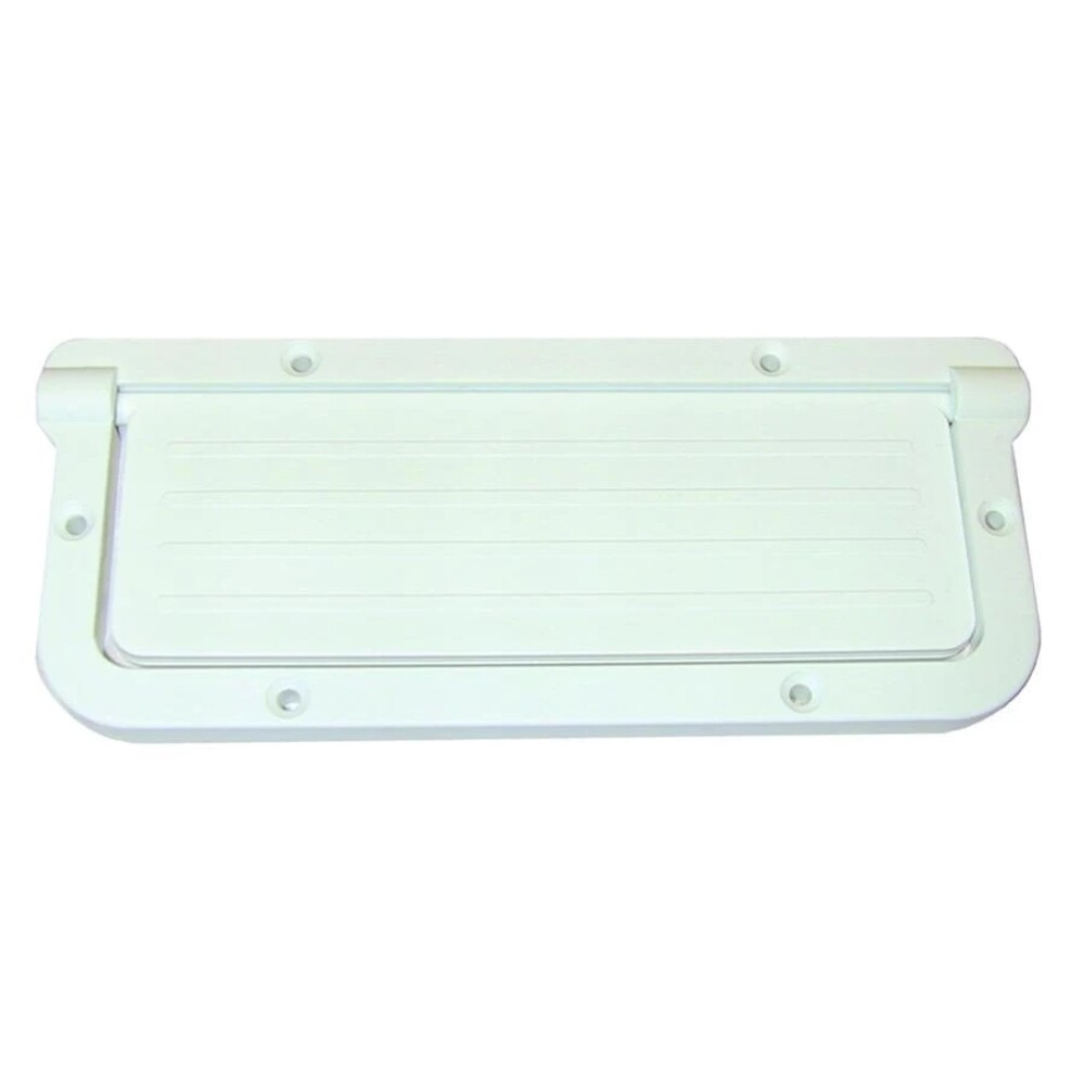 T.H. MARINE LRS-2-DP Large RECTANGULAR SCUPPER-WHITE LRS-2-DP
