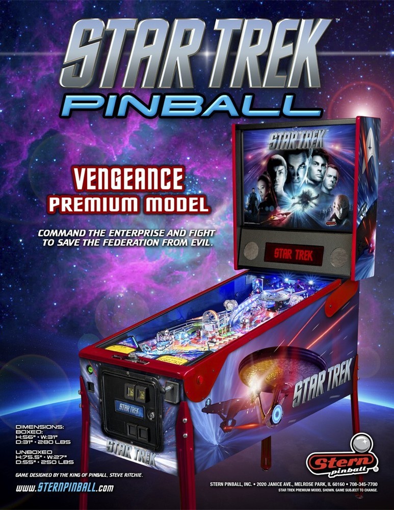 Stern Star Trek Pinball Machine Rubber Ring Kit (ALL VERSION)