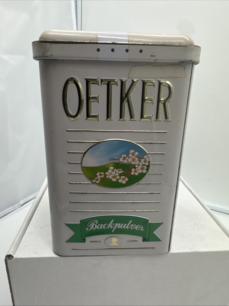 Oetker Backpulver Backing Powder Tin Empty