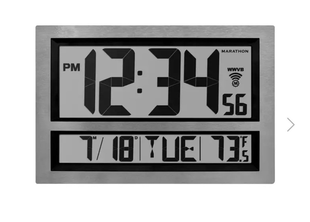 marathon digital clock