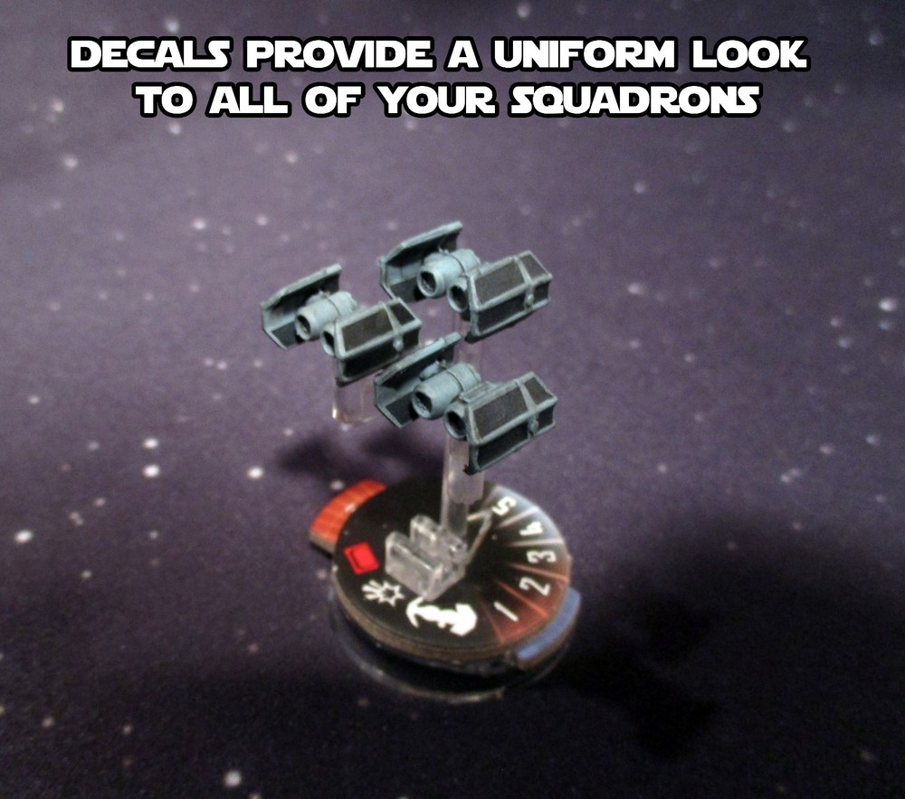 Star Wars Armada Decals for IMPERIAL SQUADRONS Expansion Pack