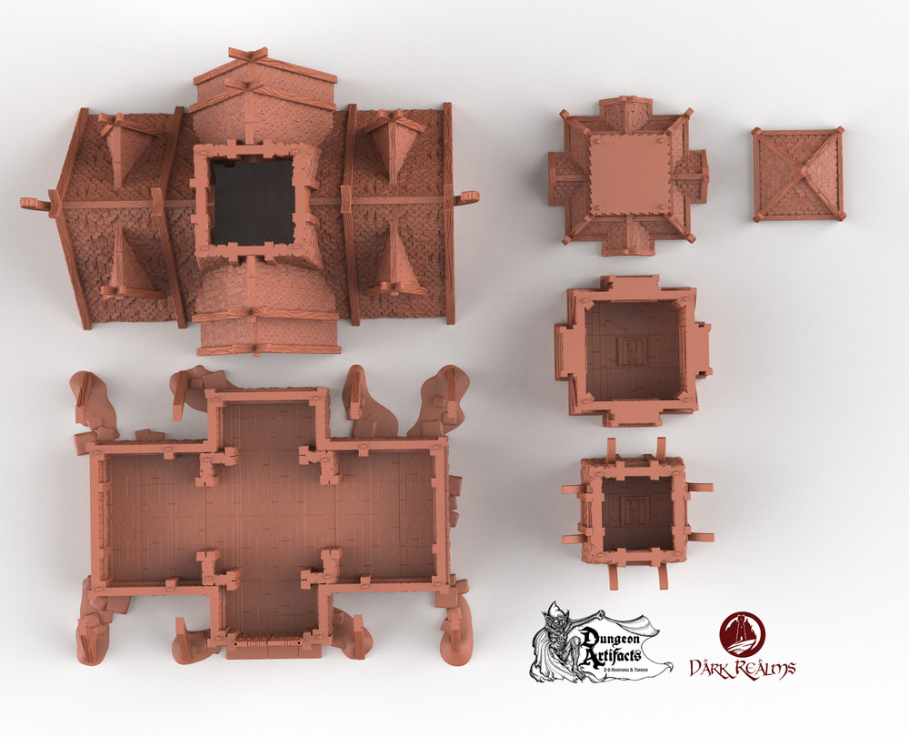 Norse Hall - Odingard - Dark Realms Terrain Wargaming D&D DnD