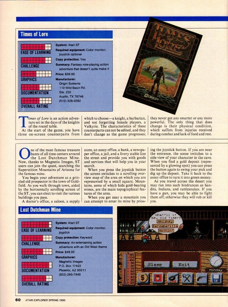 ATARI EXPLORER ~ Spring 1990 ~ NEW! ~ Editorial that got Dave & Betsy Ahl Fired!