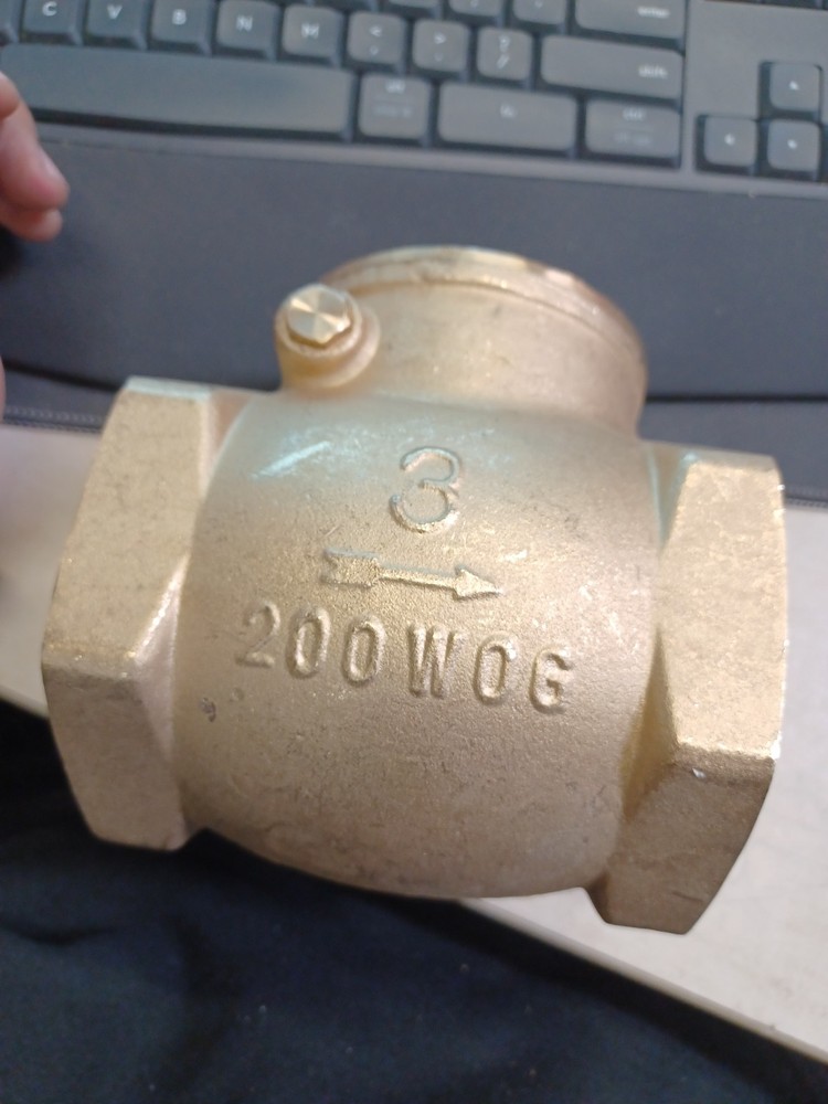 3" 200 WOG Brass - Check Valve