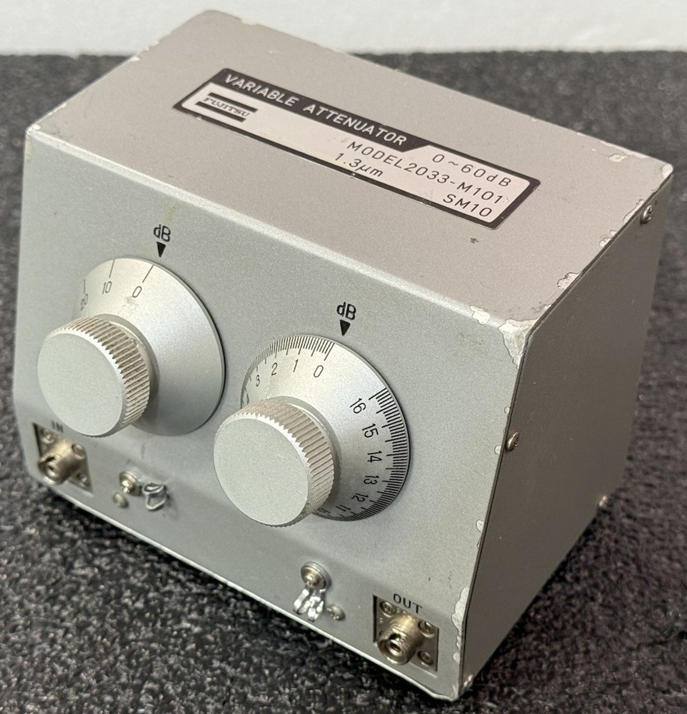 Fujitsu 2016-M101 Variable Optical Attenuator 0-60dB Unit #1