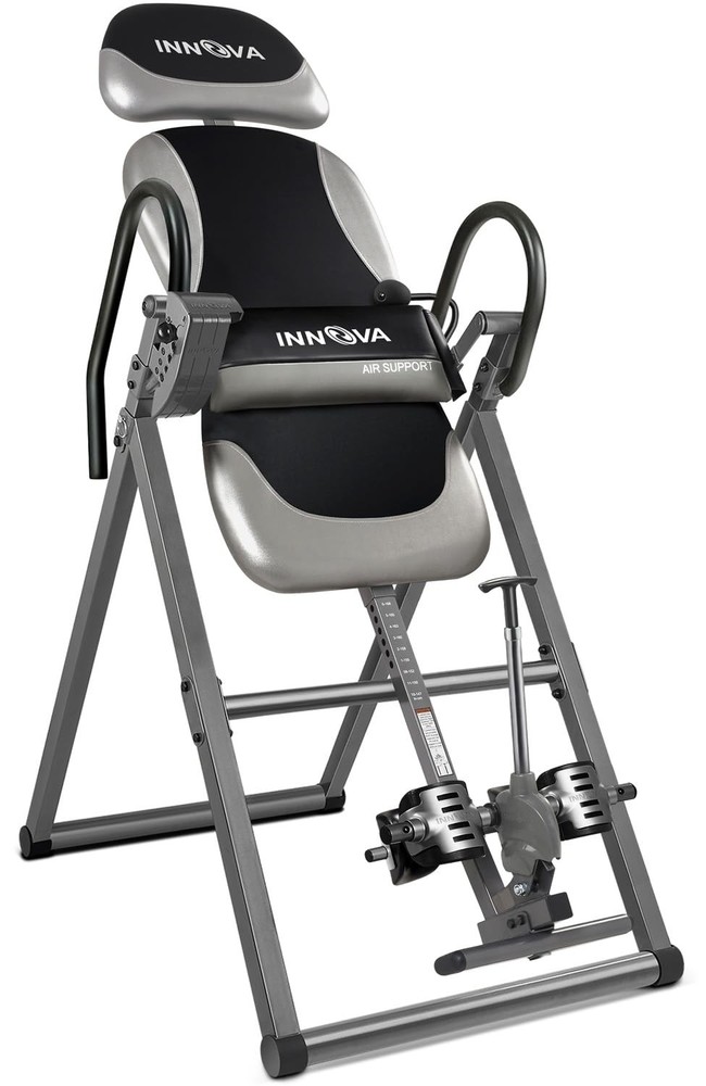 Inversion Table with Air Lumbar Support ITX9900 Innova Black Gray