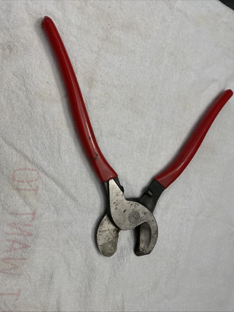 Jonard Tools Cable Cutter HIgh Leverage For Aluminum Copper Red Handle