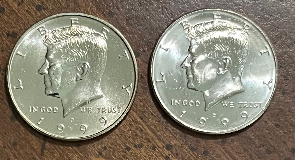 1999 PD Half Dollars - Two great coins from mint sets