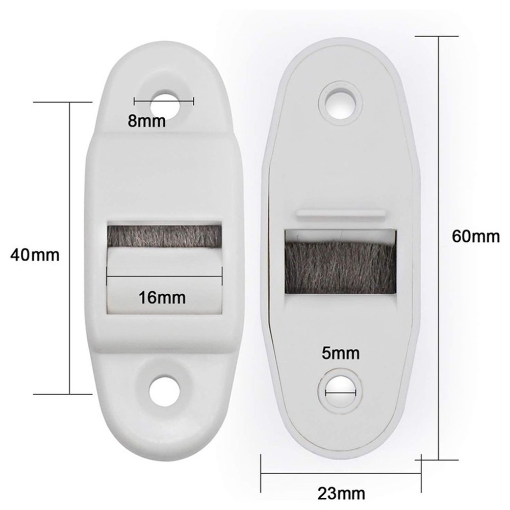 Roller Shutter Guide Rail with Brush Joint 10pcs Set for Smooth Blind Operation