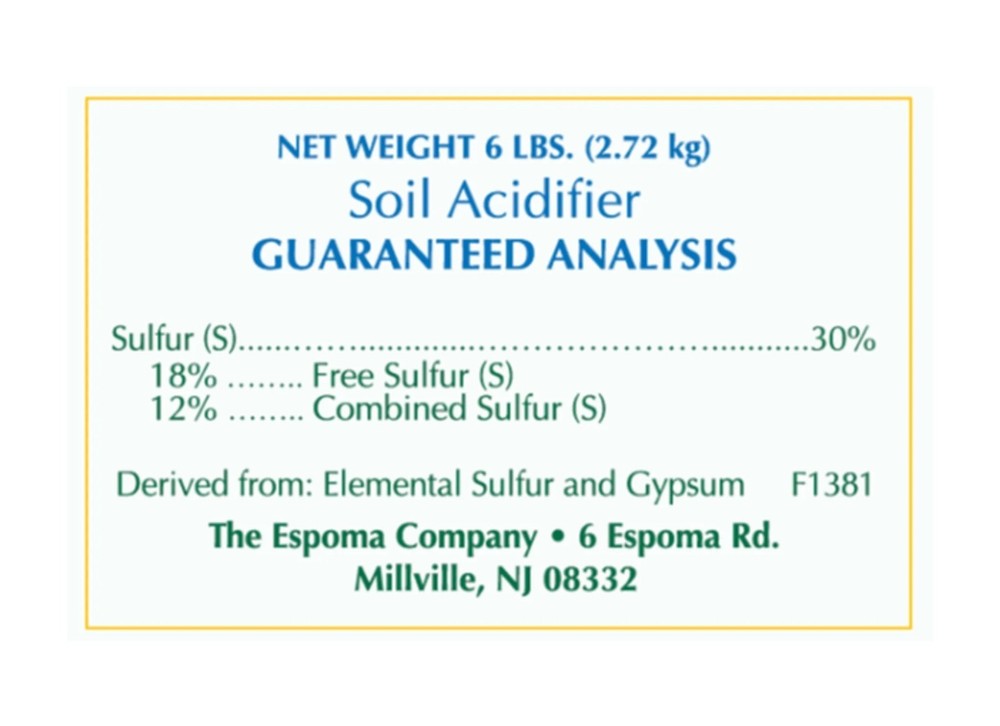 Espoma Organinc Soil Acidifier
