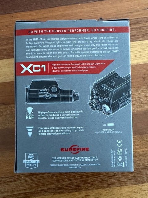 SureFire XC1-C Compact Weaponlight