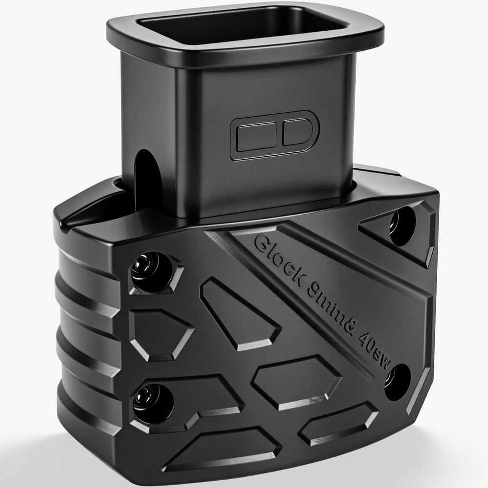 Magazine Speed Loader, Fast & Hand-Safe Mag Loading for Glock 9mm/.40 Black