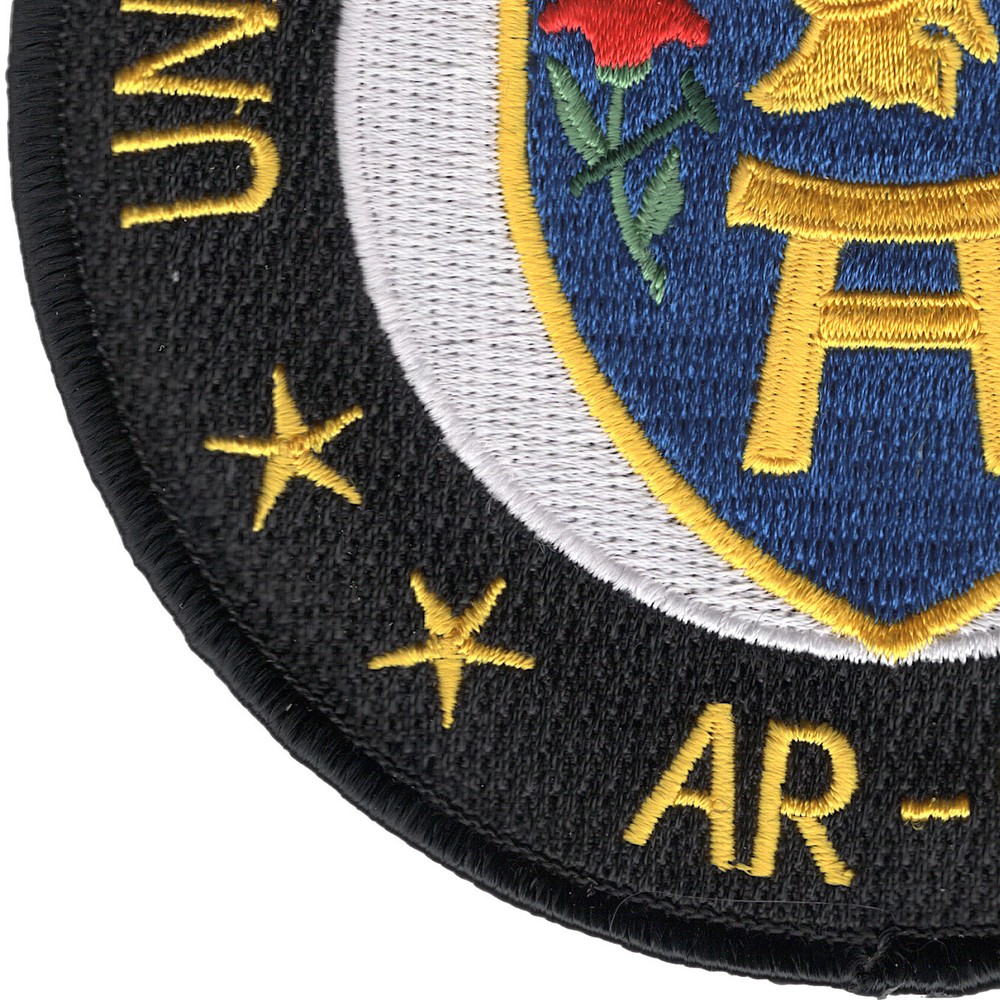AR-6 USS Ajax Auxiliary Repair Tender Ship Patch - Version B