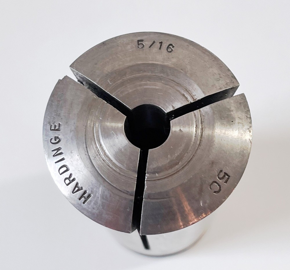 5/16" HARDINGE 5C Round Collet External & Internal Threads USA .3125"