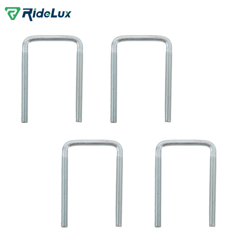 4× 8" Galvanized Swivel Top Bunk Bracket Kit W/ Hardware For Boat Trailer 2x3