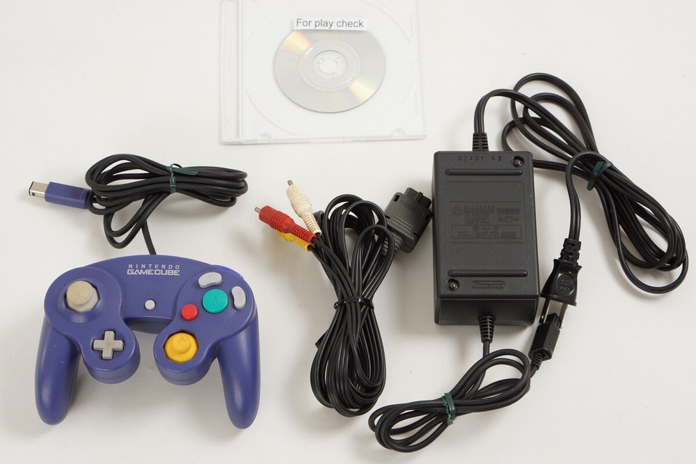 Gamecube Violet Console System DOL-001JP For Japan Game CD DN10012417