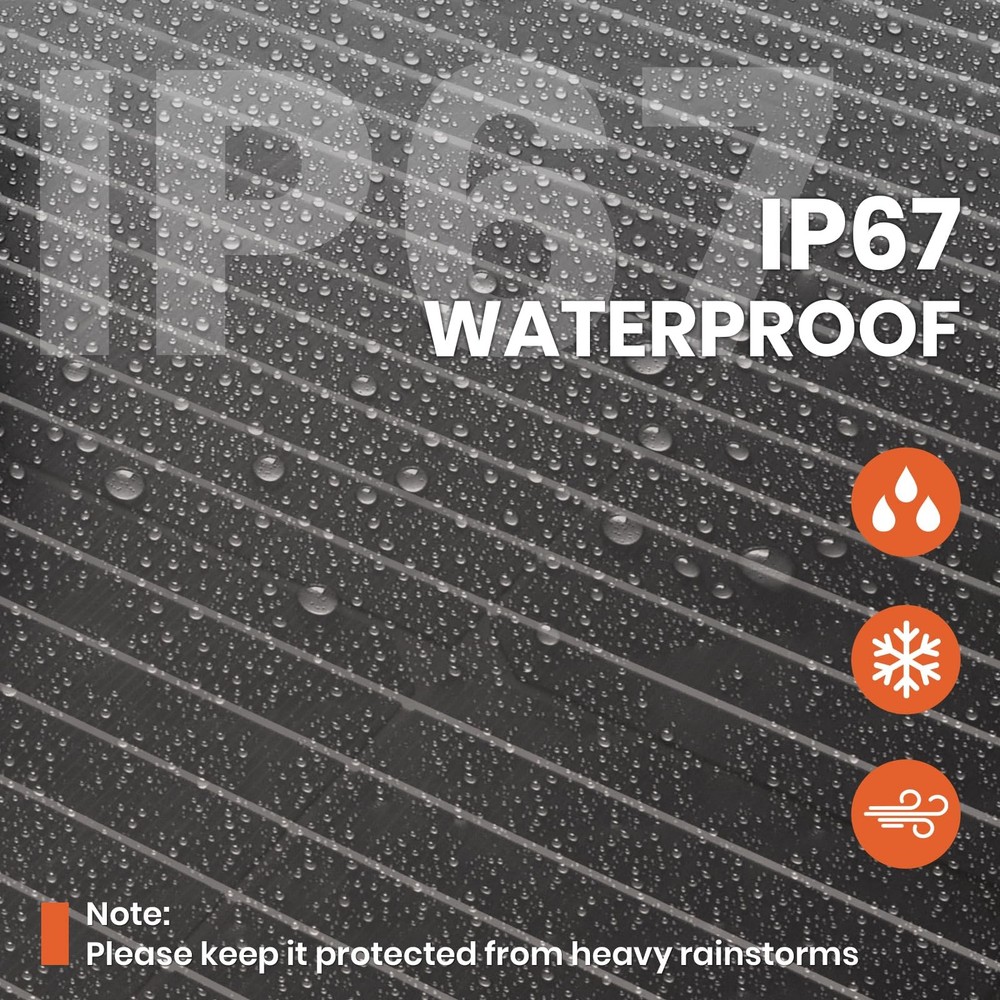 15W Solar Panel Charger Maintainer Kit - USB & 12V DC Output with Accessories