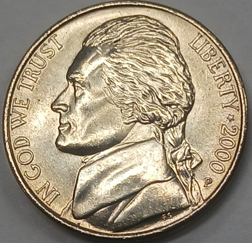 2000-P Jefferson Nickel BU Uncirculated