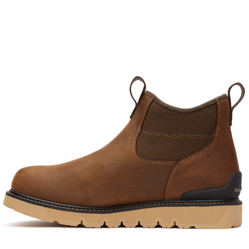 Georgia Boot Carbon Flex Wedge Chelsea Carbon Toe Work Boot
