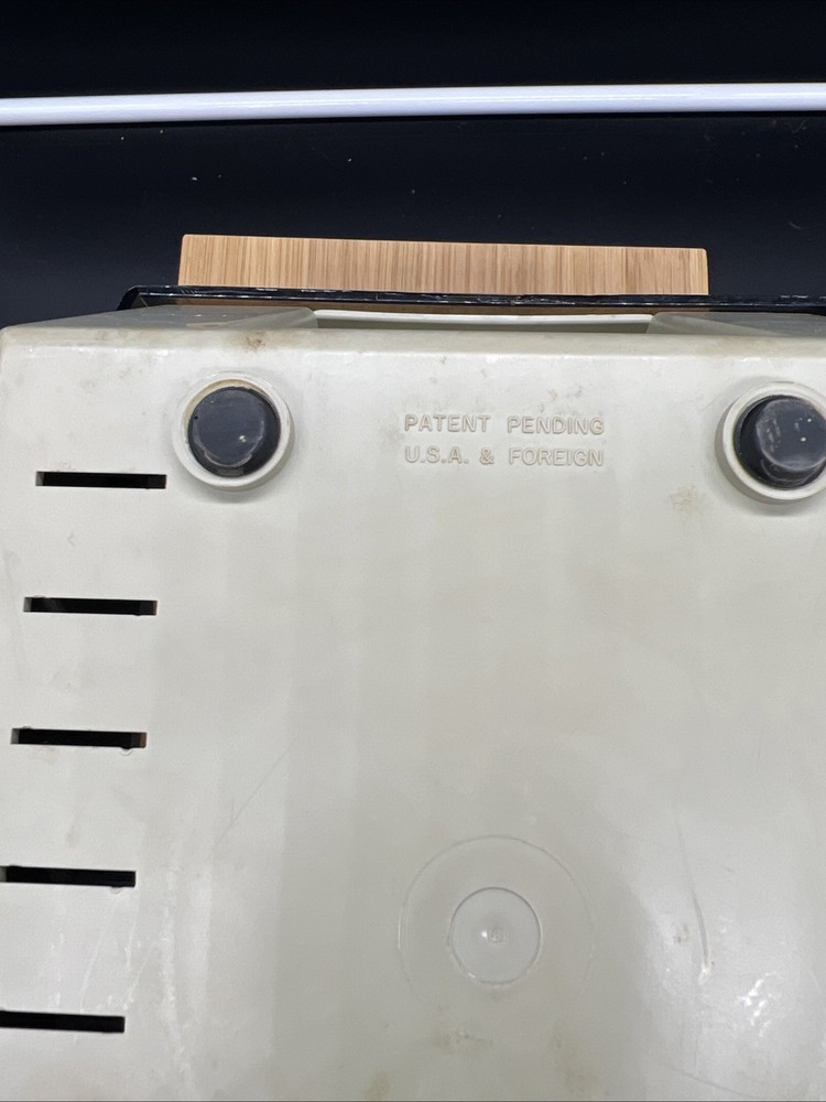 Vintage Data Case Floppy Disk Plastic Storage Case Caddy w/ dividers W CDs