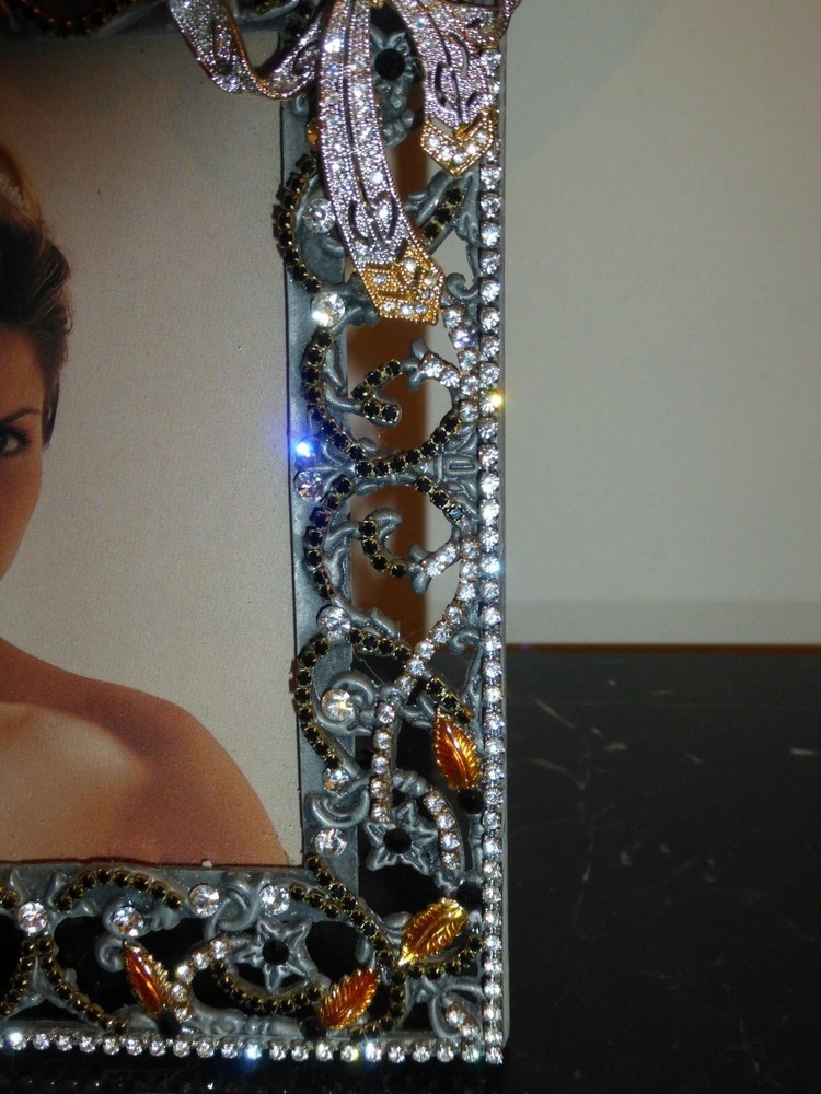 Authentic Nevalia Swarovski Crystals Picture Frame