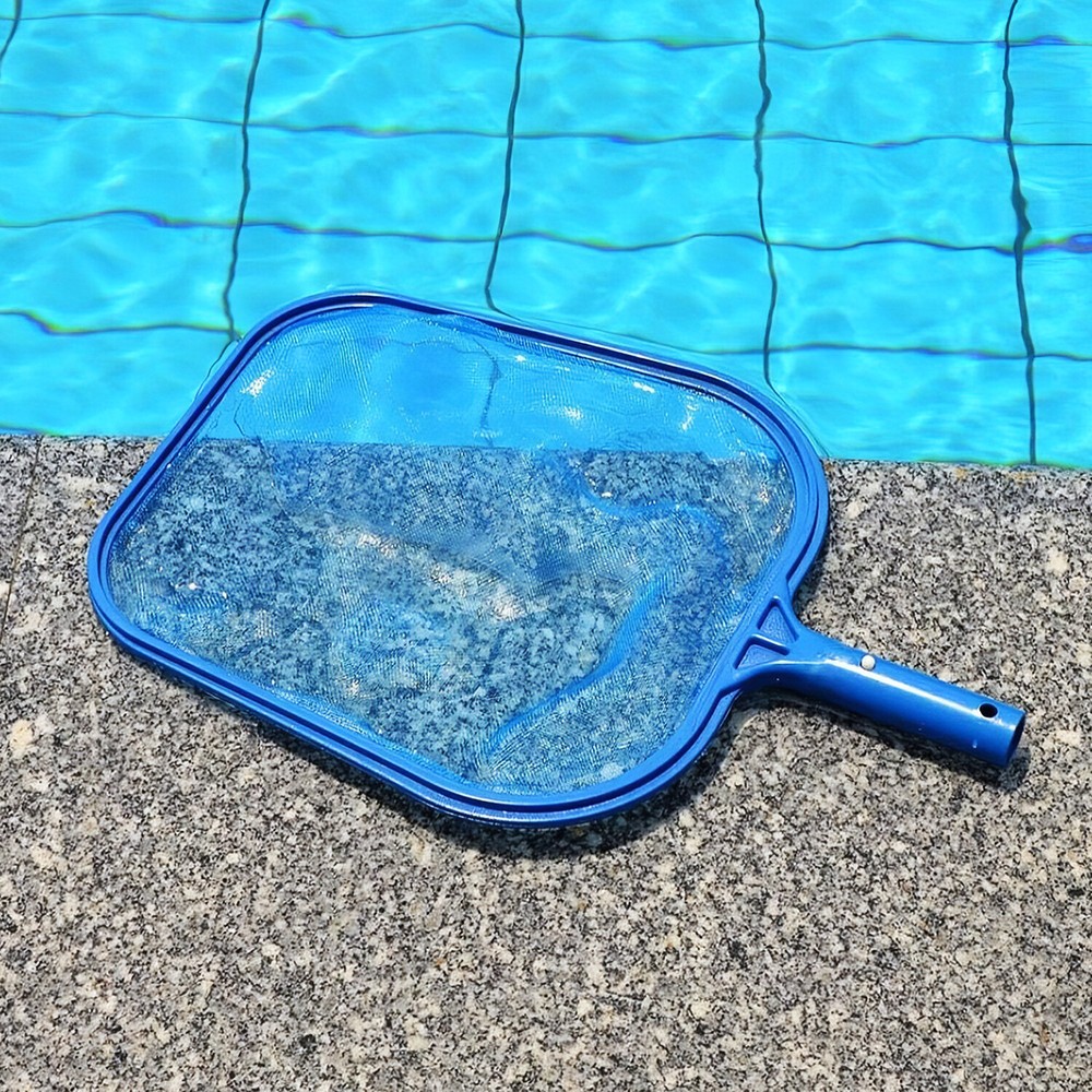 Pool Leaf Skimmer with Pole-Flat/Deep Mesh Bag for Easy Pool Cleaning&Maintenanc