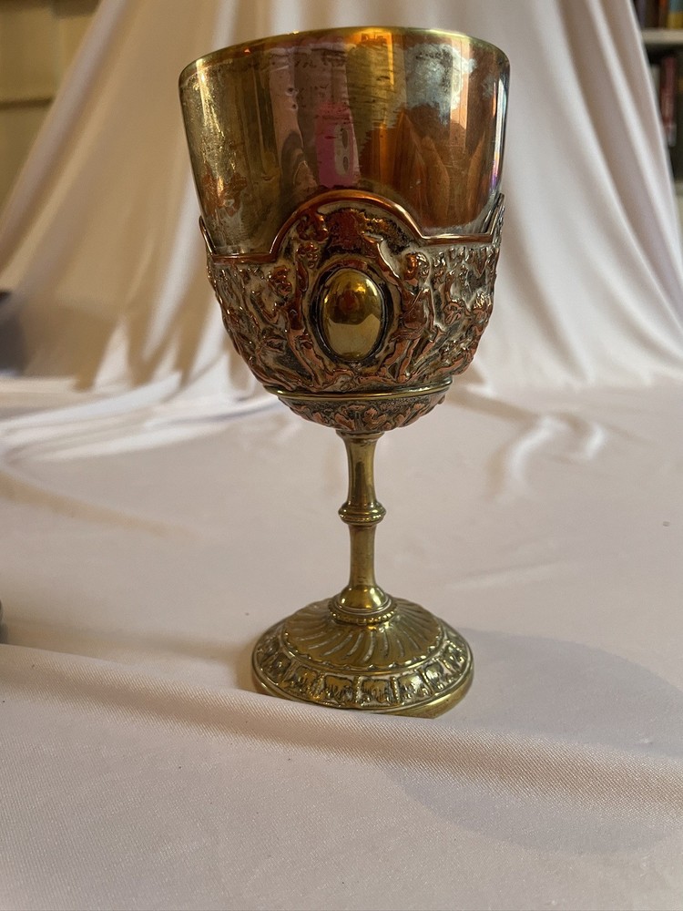 Antique Silver Plated Goblet Hallmarked