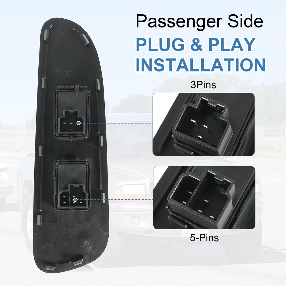 RUIANOMG Power Window Switch and Bezel Replacement