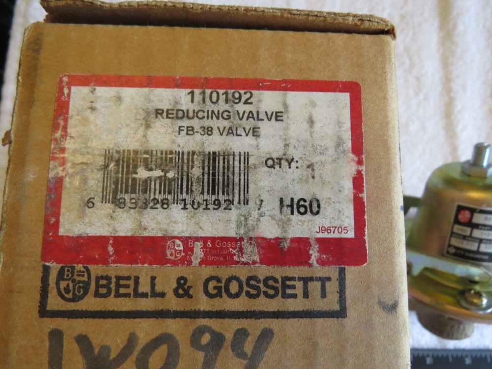 BELL & GOSSETT 110192LF REDUCING VALVE FB-38