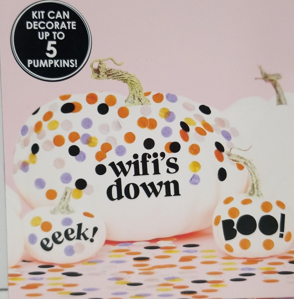 Packed Party Pumpkin Confetti Decorating Kit