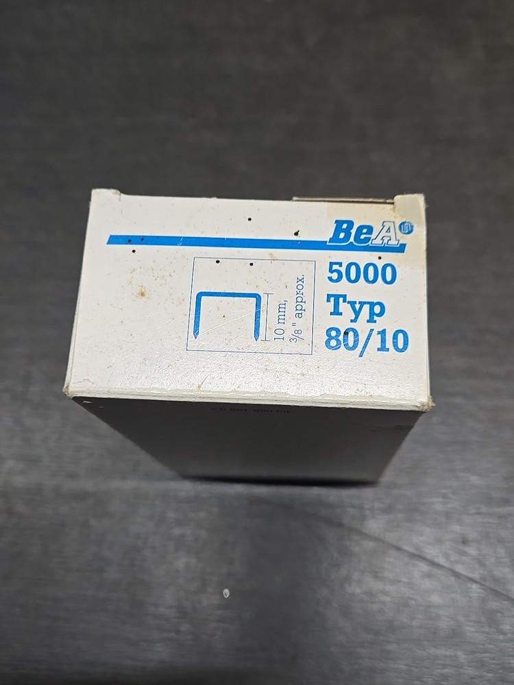 BEA Stainless 3/8" Staples Type 80/10 500 Ct.