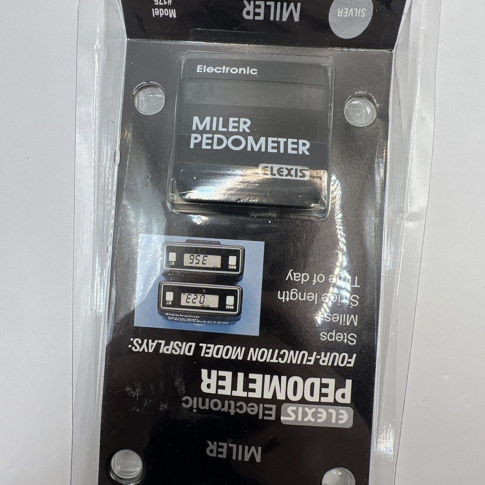 Vintage 1990 Miler Elexis Electric Pedometer Model #175