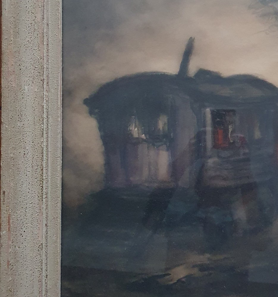 Charcoal drawing by Idzerda (1915-1992)