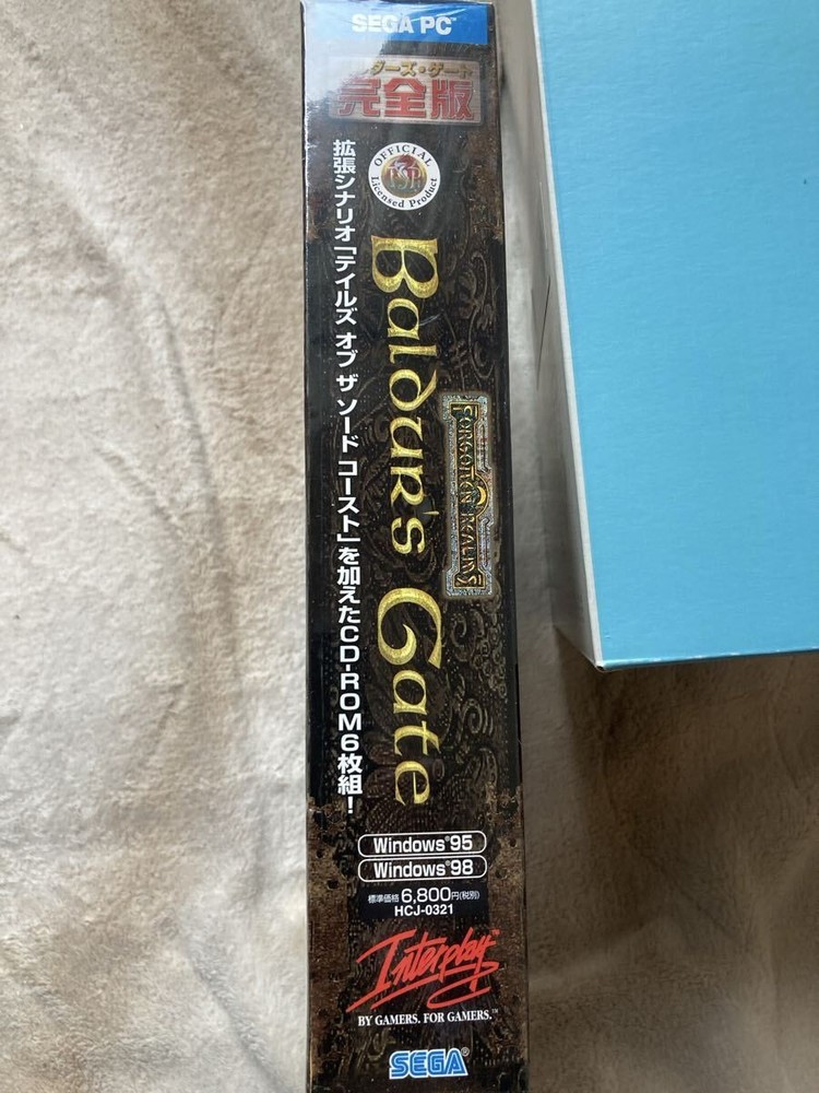 Brand new package Baldur s Gate PC version (6 discs) complete edition with expan
