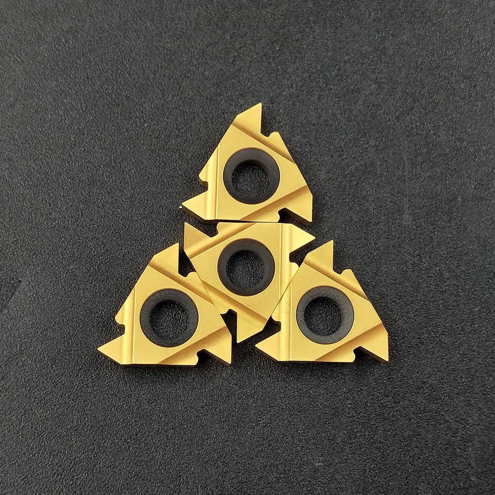 10pc 16ER-AG60 External Thread Carbide Inserts Blade For Lathe Turning Tool Set