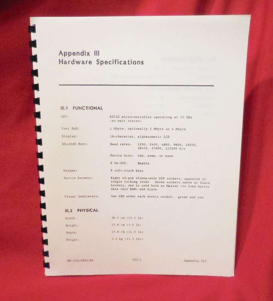 digelec Model 928 Production Programmer User Manual PROM-EPROM Book