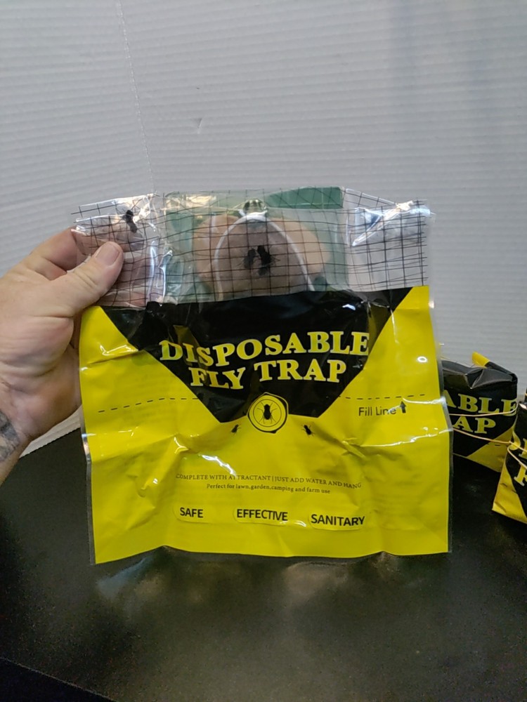 4 Disposable Big Bag Fly Traps