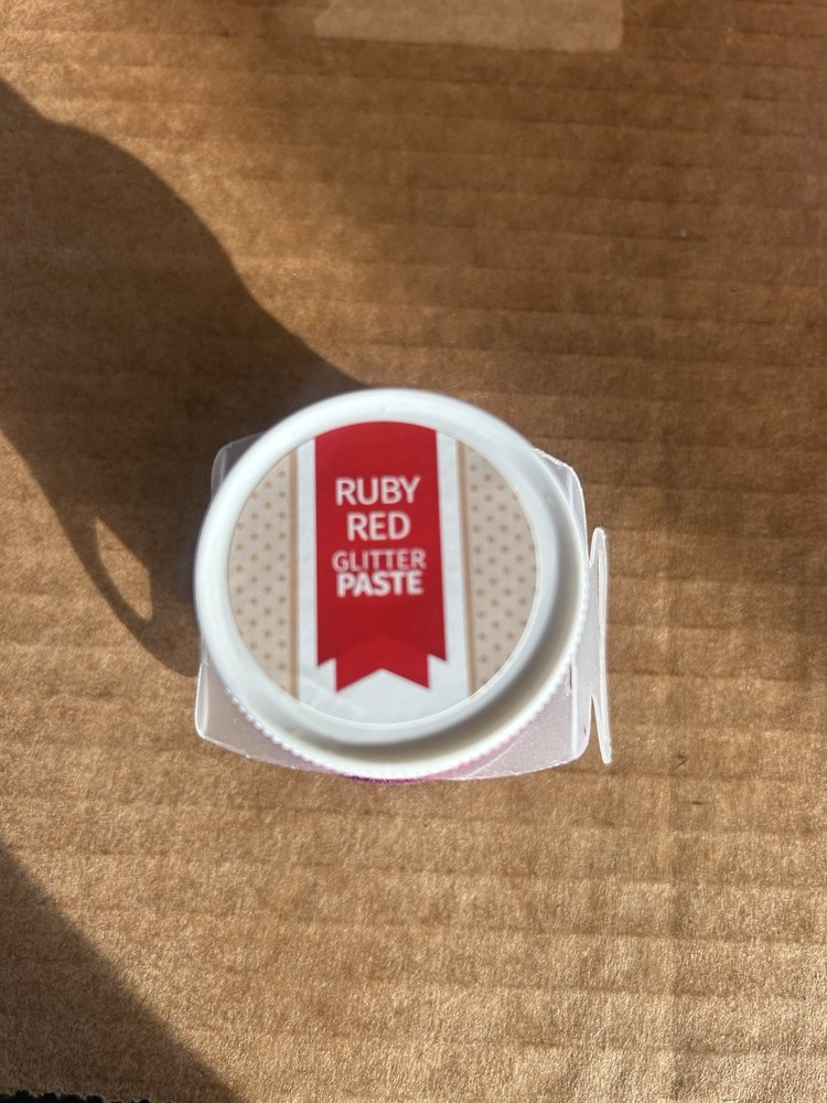 Bo Bunny 1.5oz Ruby Red Glitter Paste 2 Pack