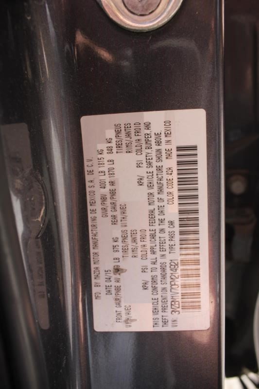 MAZDA 3 2015 Camera/Projector 550357