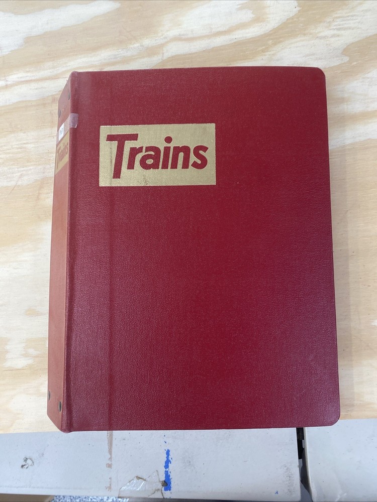 Trains Magazine 1953 Full Set Binded