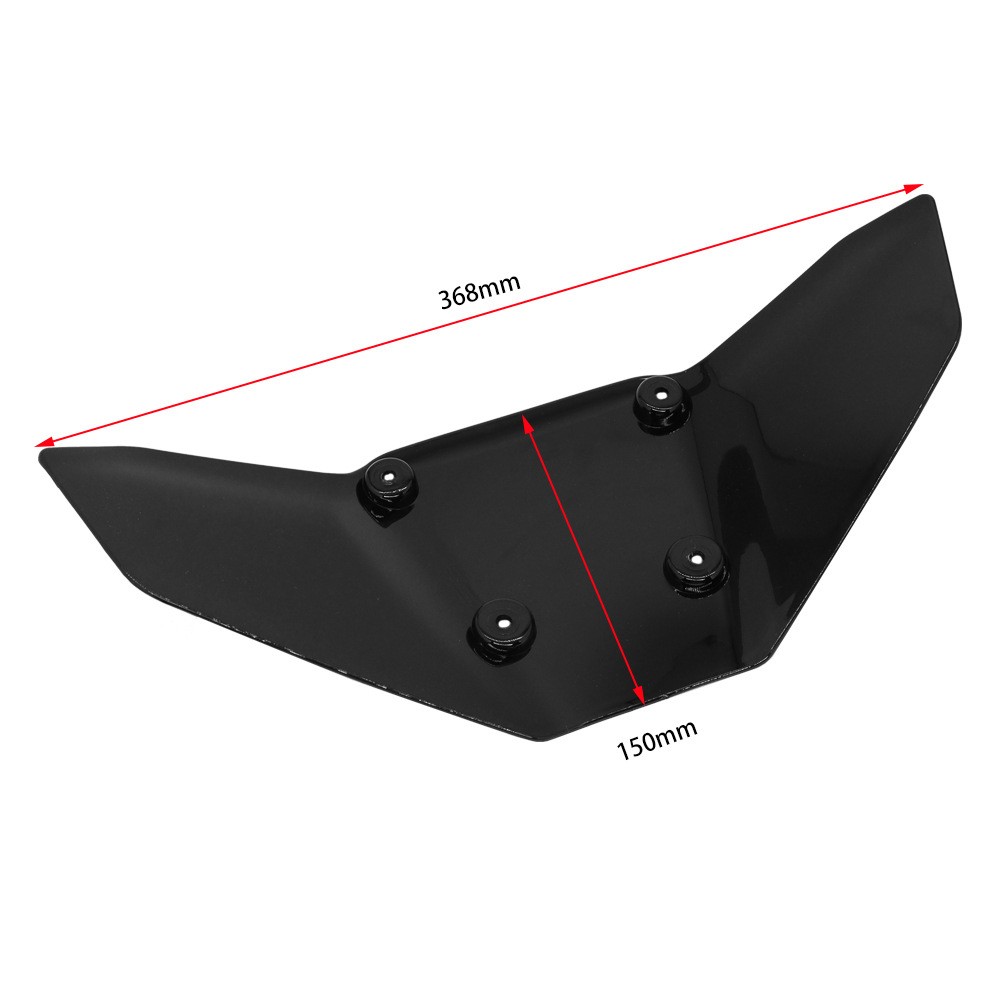 Motorcycle Front Windscreen Protector Air Wind Deflector Modific IVTD