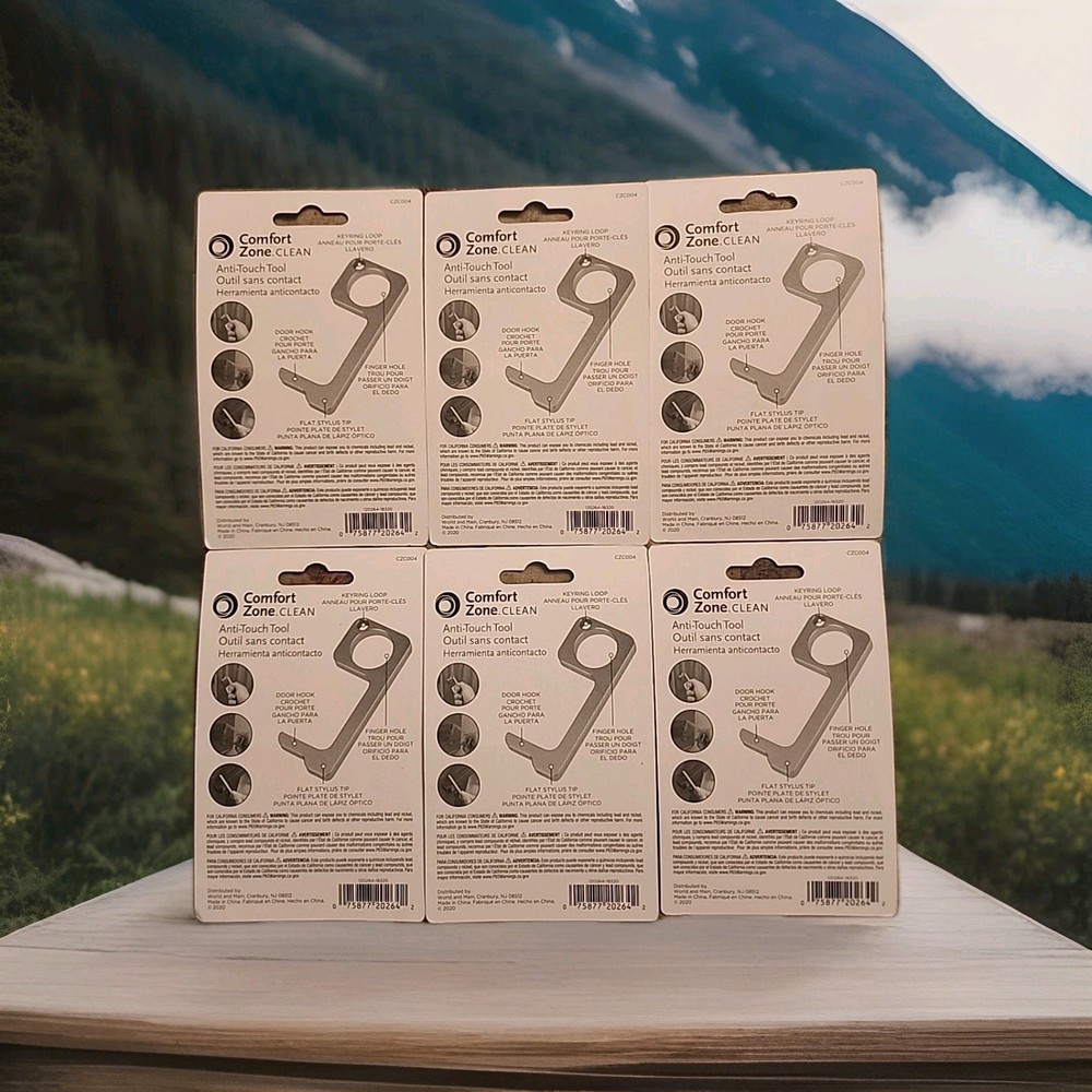 6 COMFORT ZONE DOOR OPENER TOOL - SOLID BRASS NO TOUCH TOOL 👌