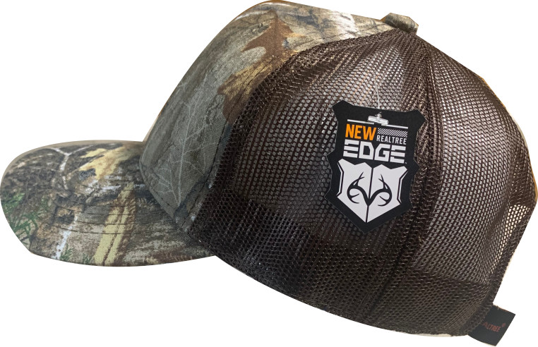Realtree Edge Camo Cap Mesh Panel Hunting Hat / Adjustable Closure / OSFM