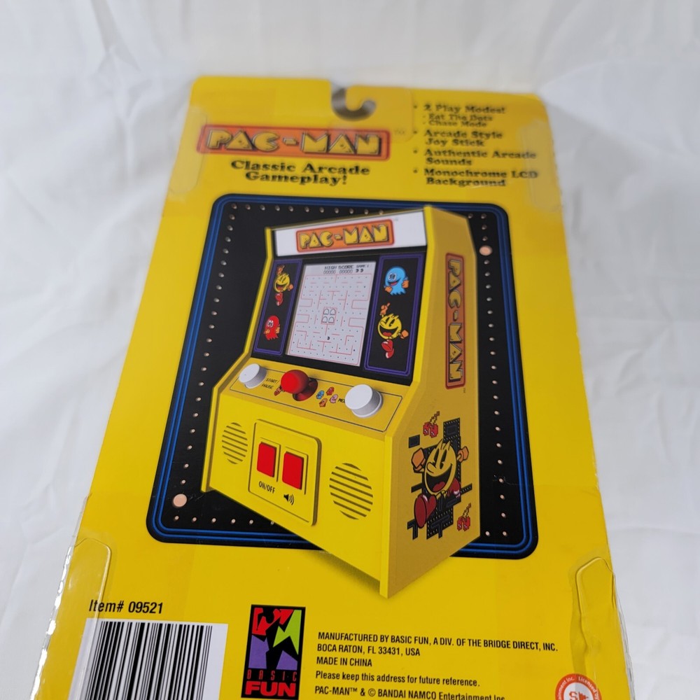 Pac-Man Mini Game Arcade Machine Handheld Classic Retro Tabletop