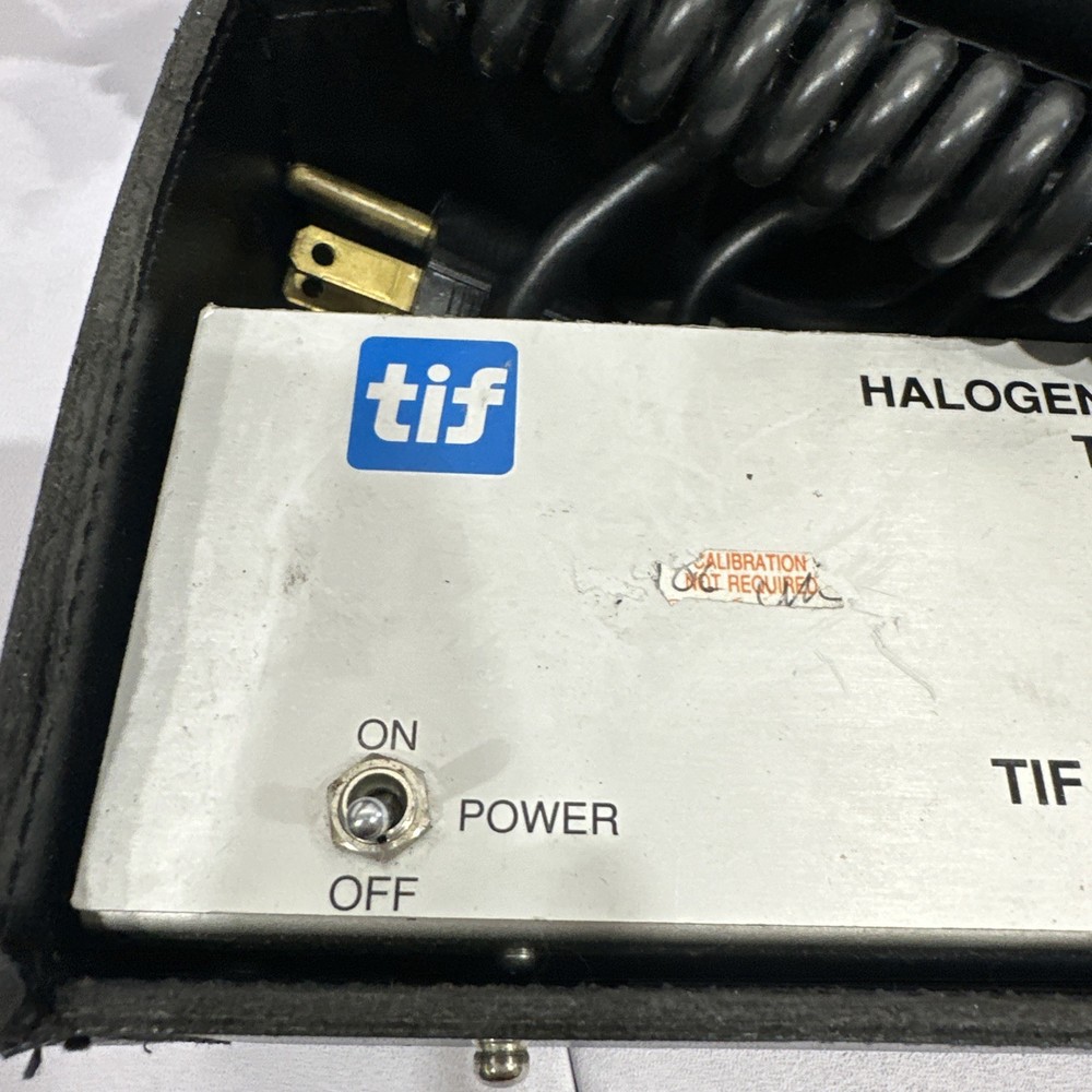 TIF Halogen Leak Detector Type H-10A