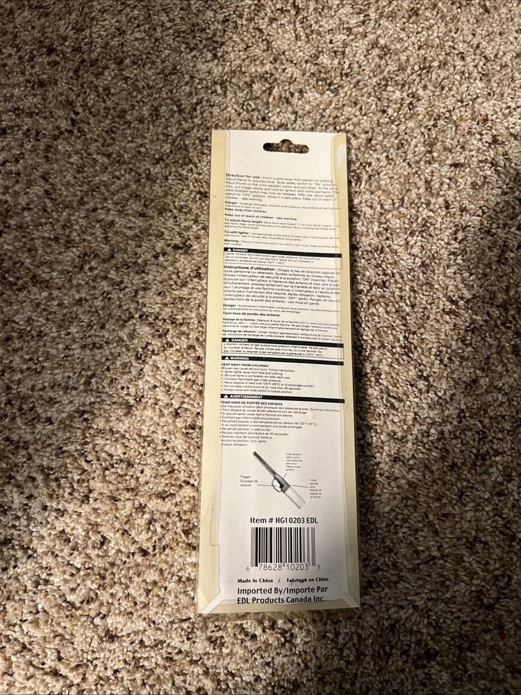 Vintage 19??Multi-Purpose Stick Lighter Long Reach Red