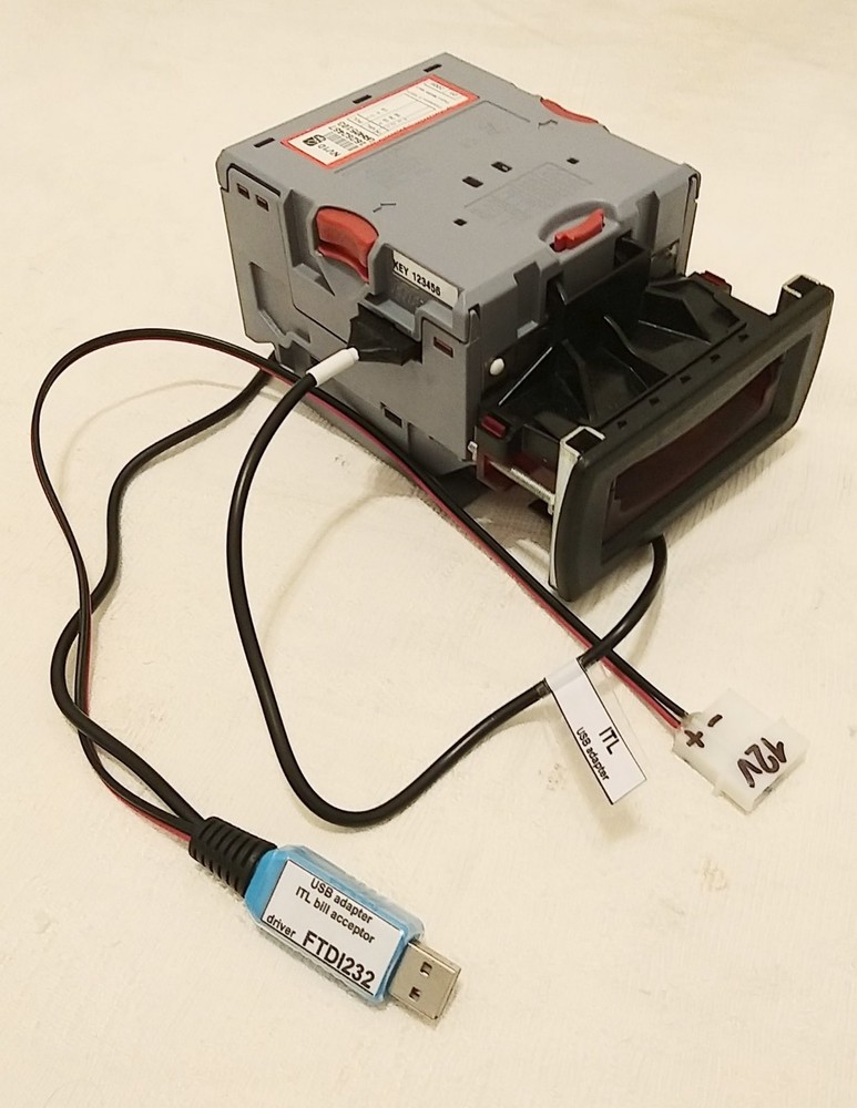 ITL NV BV Bill Acceptor Note Validator DA2 FTDI FTDI232 USB Interface Adapter