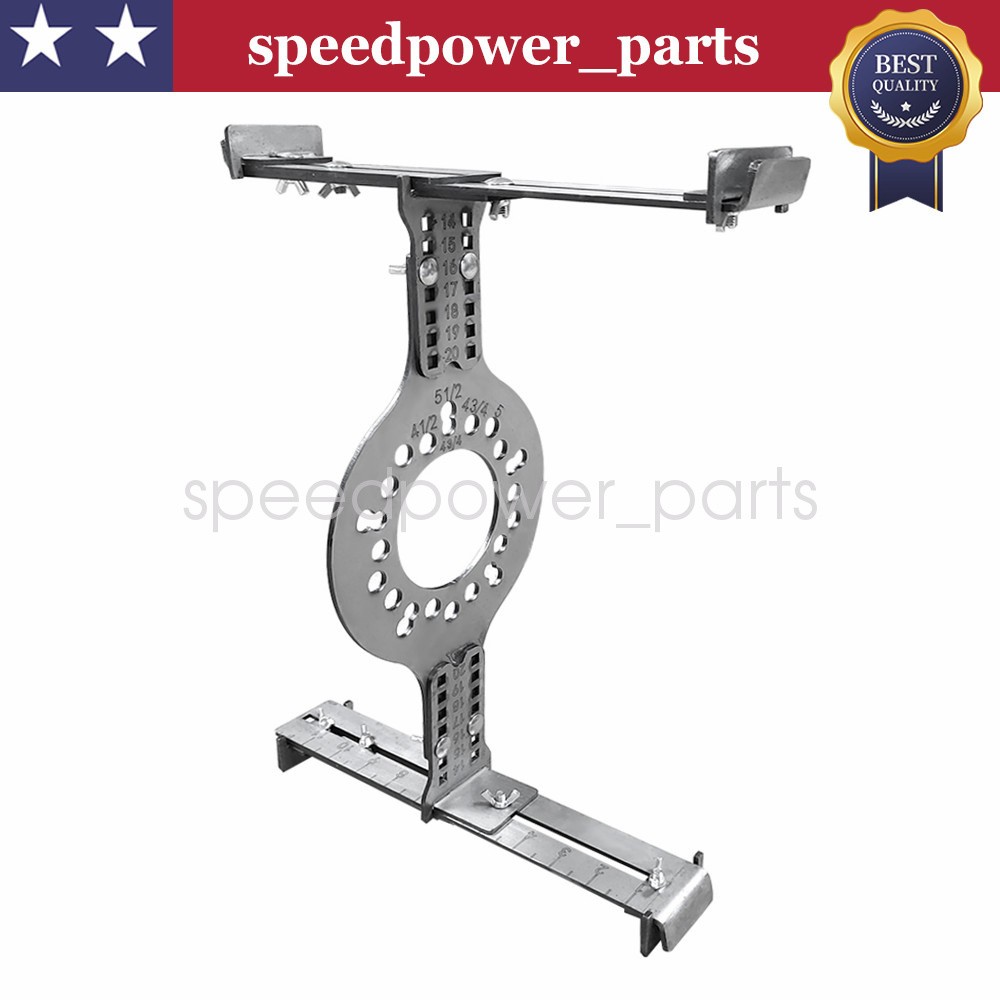 Wheel Fitment Simulator Tool, Tire Size Fit Test Measuring Mockup, 5-Lug Pattern