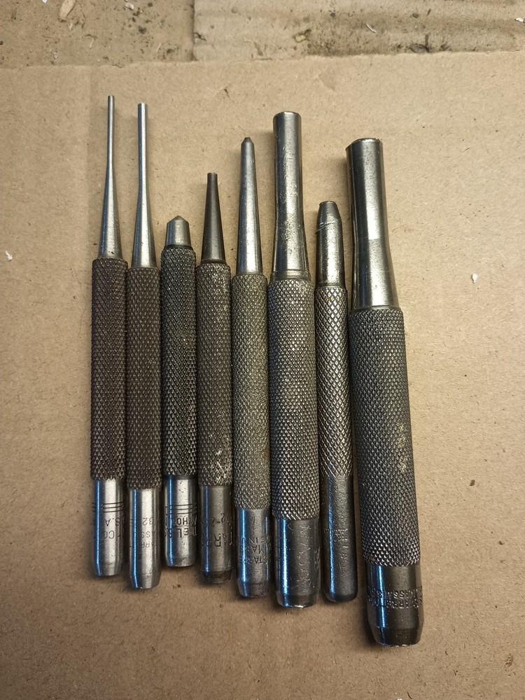 Starrett Various Pin Punches Set. X