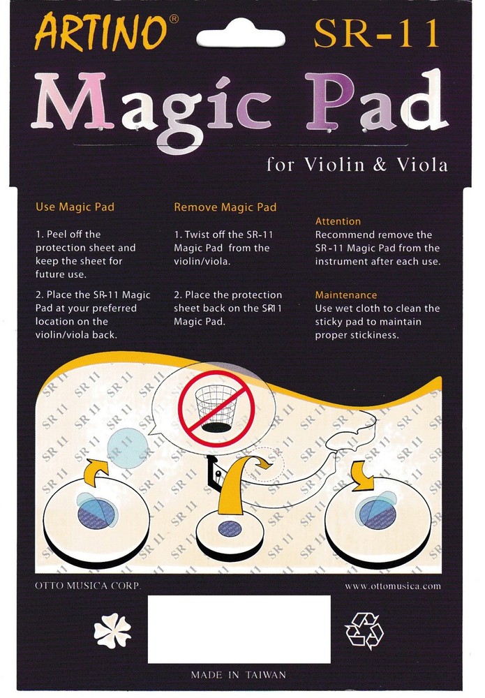 Violin Viola Shoulder Rest Magic Pad for Comfort and Stability